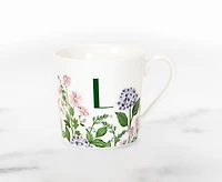 Meadow Monogram Mug L, Hydrangea 400ml