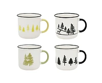 Forest Mug Set of 4 by Stokes