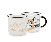 Mountains Set of 4 Mugs