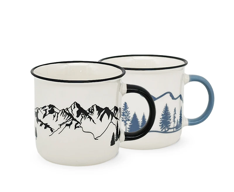 Mountains Set of 4 Mugs