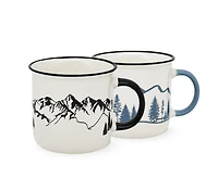 Mountains Set of 4 Mugs