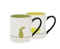 Wildlife Silhouette Mug Set of 4