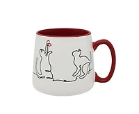 Les Chats Set of 2 Mugs