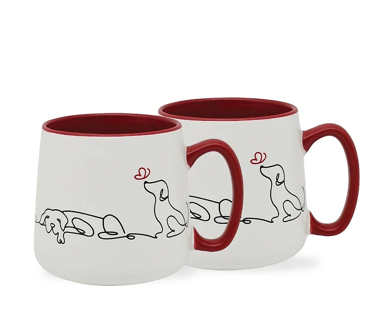 Ensemble Les Chiens – 2 tasses