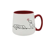 Les Chiens Set of 2 Mugs