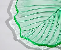 Assiette Pfeiffer à grand motif de feuille