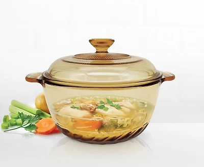 Petit pot ambre rétro