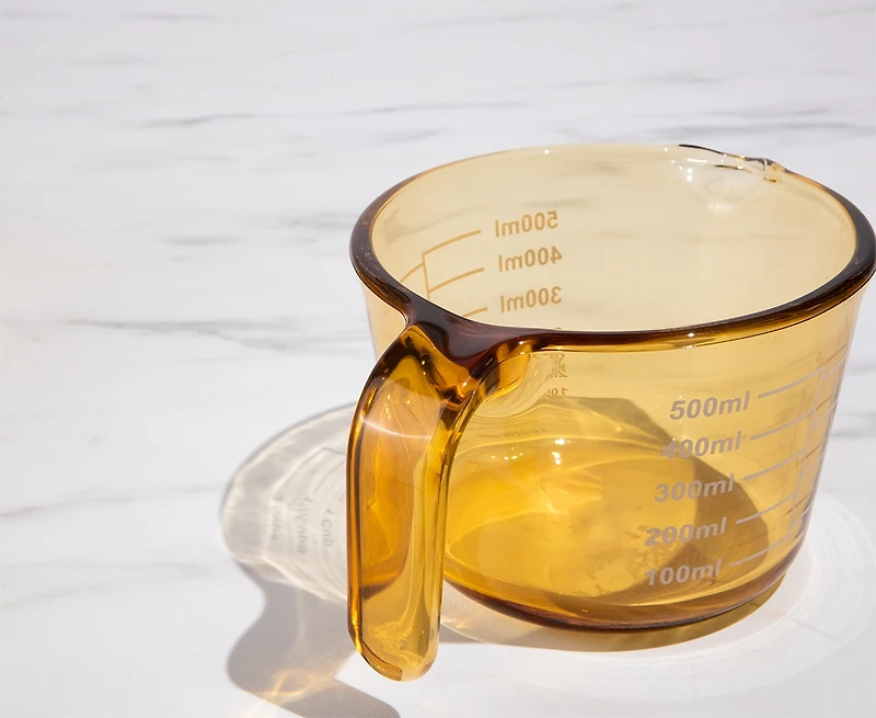 Petit bol doseur rétro ambre, 500 ml