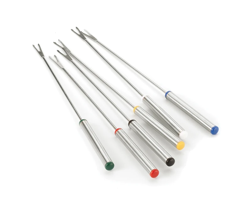 Fourchettes à fondue en acier inoxydable