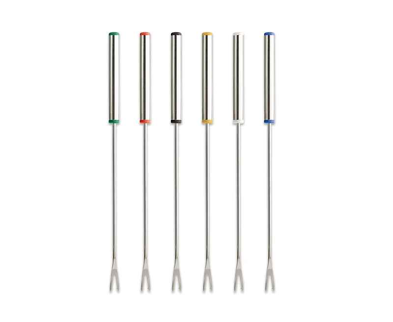 Fourchettes à fondue en acier inoxydable