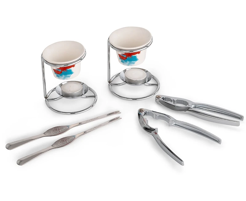 Ensemble pour dégustation de homard de 8 pièces avec bougies Homard des Îles