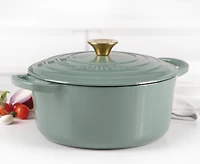 Remy Olivier Casserole en fonte Jasper avec couvercle, 4L