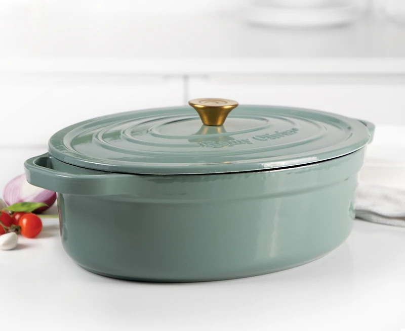 Remy Olivier Jasper Casserole en fonte avec couvercle, 7.2 L