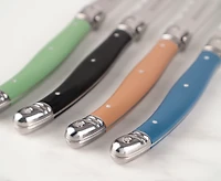 Ensemble de 4 couteaux à steak Laguiole, nouvelles couleurs