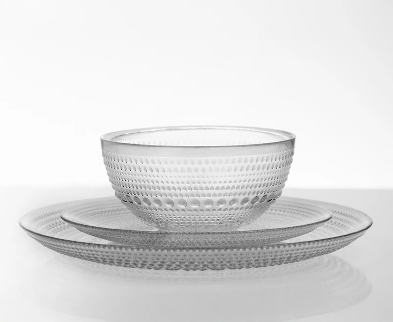 Ensemble de vaisselle en verre de 12 pièces Venus 