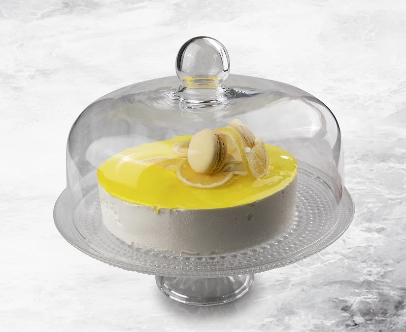 Cloche à gâteau en verre Venus, 28 cm