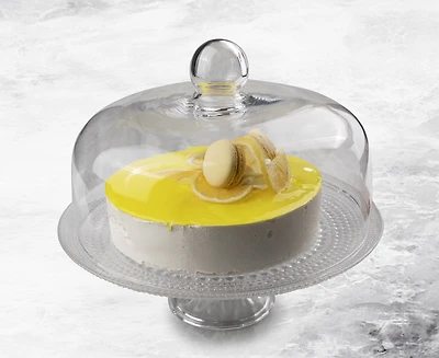 Cloche à gâteau en verre Venus, 28 cm