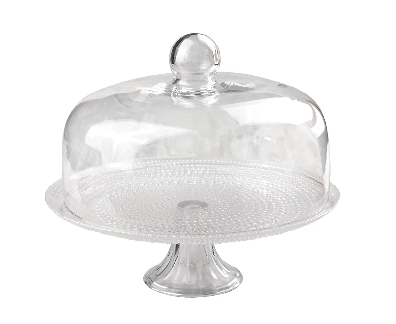 Cloche à gâteau en verre Venus, 28 cm