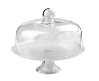 Cloche à gâteau en verre Venus, 28 cm