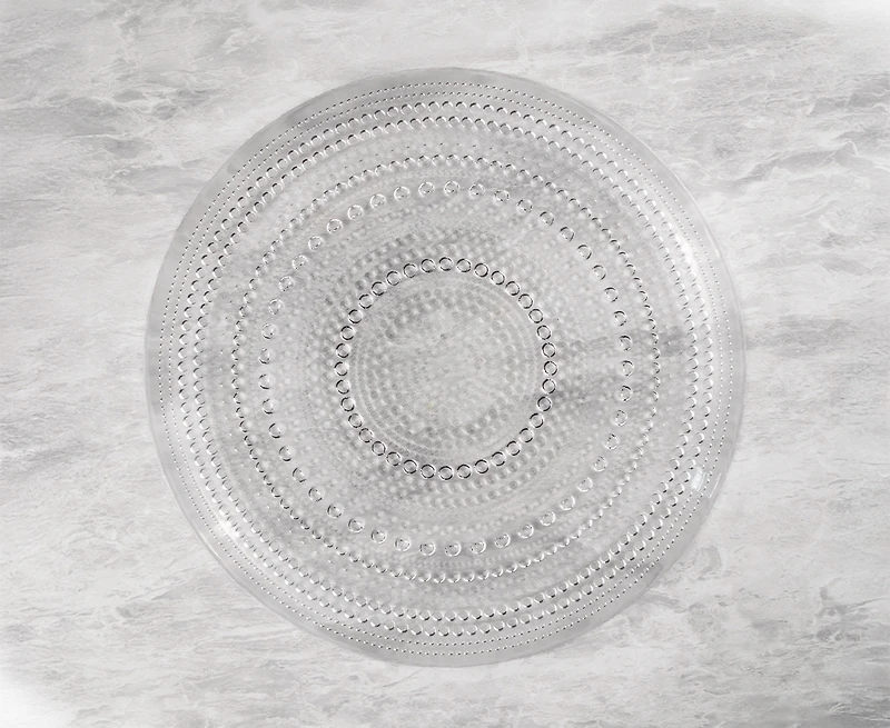 Assiette en verre Venus, 33 cm