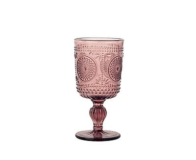 Vintage Maroon Wine Glass, 250ml