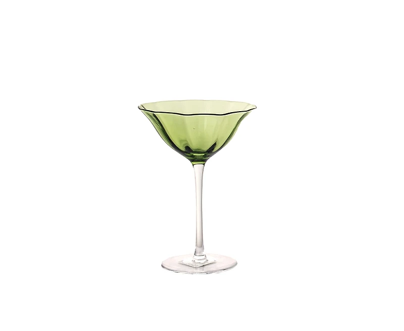 Verre à Martini Lily Green, 200 ml