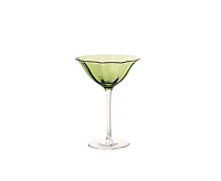 Verre à Martini Lily Green, 200 ml