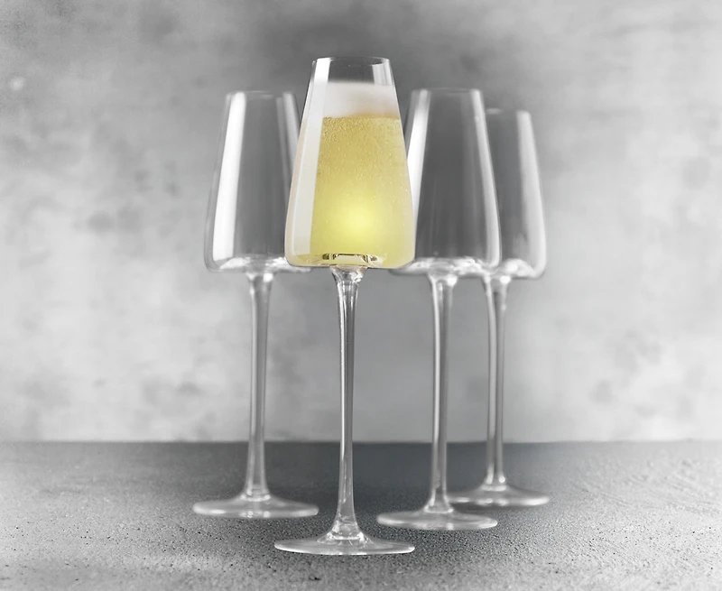 Flûtes à champagne Tulip, Ens de 4
