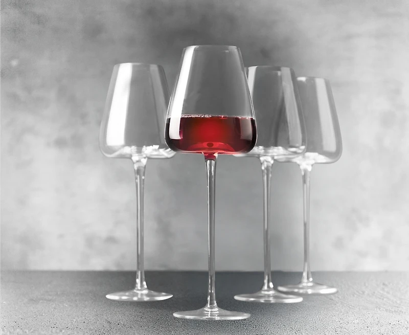 Verres à vin rouge Tulip, 500 ml, Ens de 4