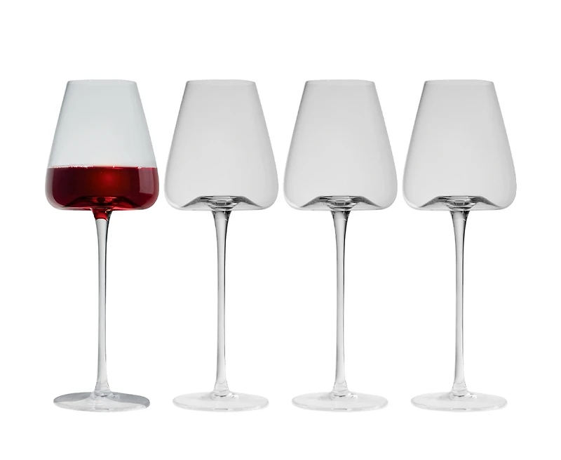 Verres à vin rouge Tulip, 500 ml, Ens de 4