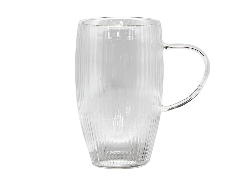 Nuvo Set de verres à double paroi avec poignée, 450ml