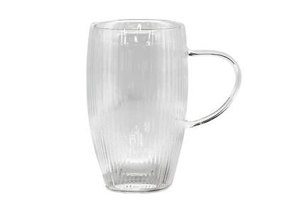 Nuvo Set de verres à double paroi avec poignée, 450ml
