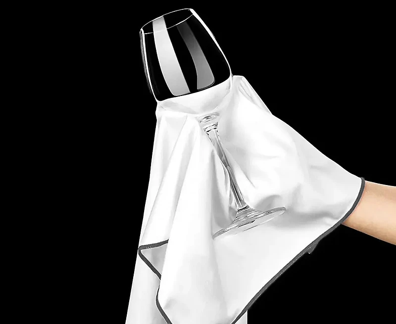 Wine Glass Microfiber Cleaning Cloth