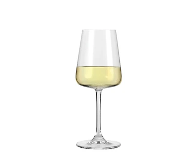 Murano White Wine Glass Set, 400 ml