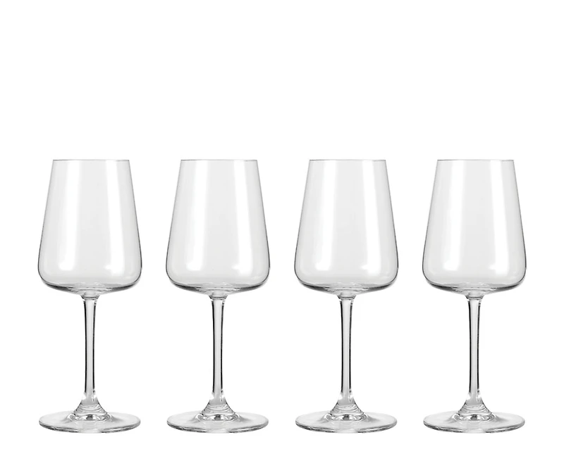 Murano White Wine Glass Set, 400 ml