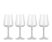 Murano White Wine Glass Set, 400 ml