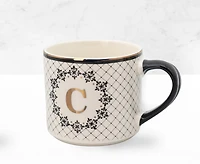 Mug Mono C - Noir/Or, 480 ml
