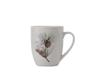 Set de tasses en pin d'hiver, 12 oz, lot de 4