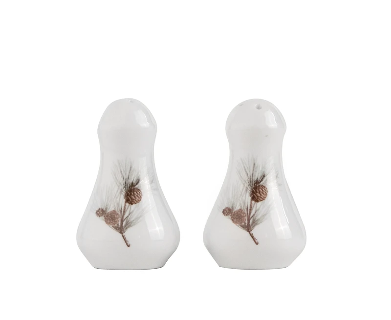 Winter Pine Salt & Pepper Shakers