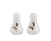 Winter Pine Salt & Pepper Shakers