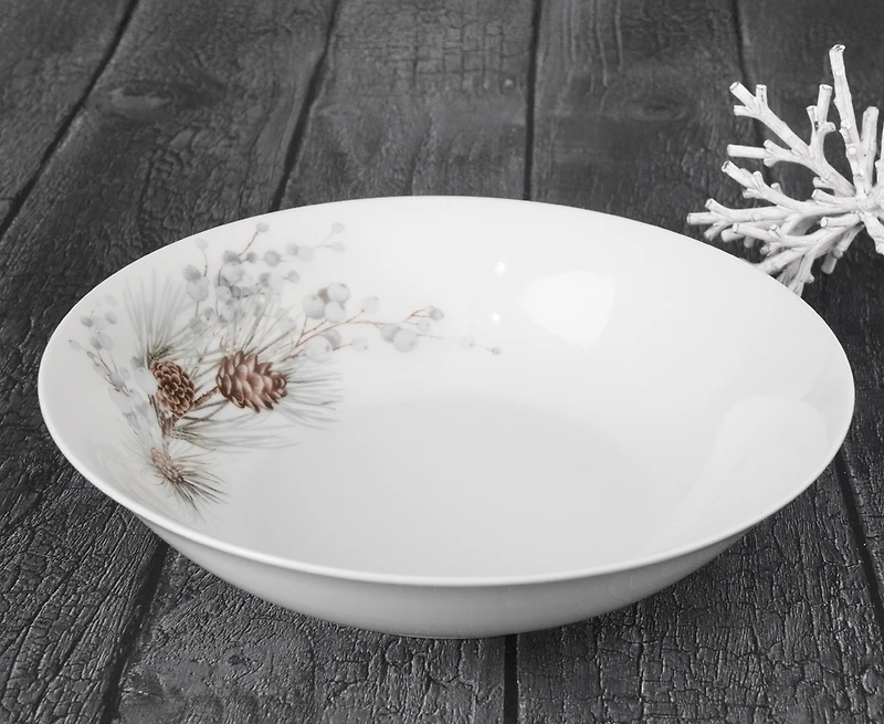 Winter Pine Serving Bowl 10"