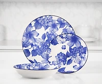 Midnight Garden Blue 12-Pc Dinnerware Set