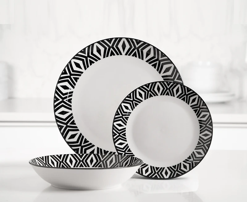 Malone 12-Piece Dinnerware Set