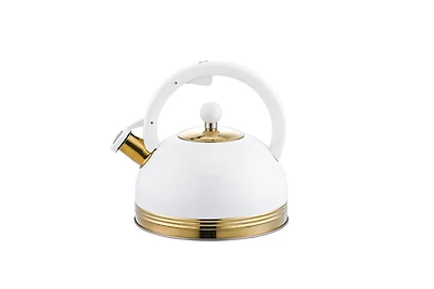 Cristie Whistling Kettle 3L White/Gold