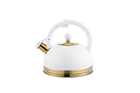 Cristie Whistling Kettle 3L White/Gold