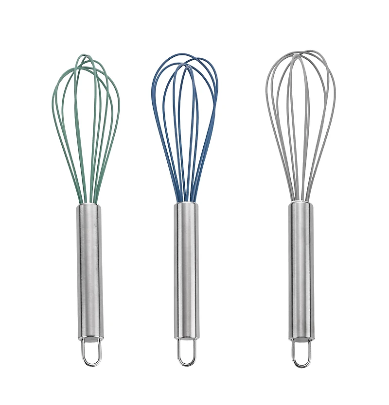 thinkkitchen Assortiment de mini-fouets en silicone