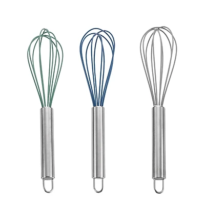 thinkkitchen Assortiment de mini-fouets en silicone