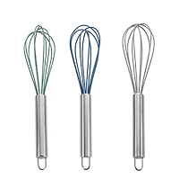 thinkkitchen Assortiment de mini-fouets en silicone