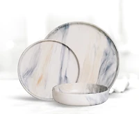 Marmo 12-Pc Stoneware Dinnerware Set