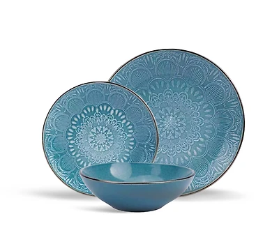 Service de vaisselle 12 pièces Verde Bloom Green